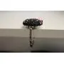 AYREELS 3D Black W/Pink Bow Rhinestone Black Foldable Hello Kitty Purse Holder, Purse Hook, Handbag Hanger, Purse Table Hook