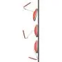 LIHIT LAB. Magnetic Bag Hanger (Hook), Holds up to 22 pounds, Black, 2.8" x 4.2" (A7594-24)