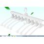 zxb Multi-Function Hanger Storage Artifact Clothes Hanging Home Clothes Hanger Shake Magic Clothes Prop Folding Telescopic Saving Space zxb Multi-Function Hanger Storage Artifact Clothes Hanging Home Clothes Hanger Shake Magic Clothes Prop Folding Telescopic Saving Space