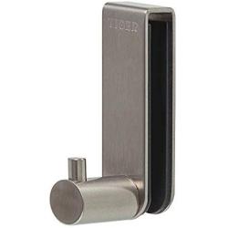 Tiger Rhino for Shower Doors 6-8 mm Brushed Stainless Steel Hook, One Size