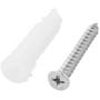 uxcell Aluminium Alloy Home Bathroom Clothes Hanger Rope Holder Wall Mounted Hook Orange