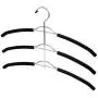 Organize Closet, Non Slip 3 Layers Strong Metal Hanger for Clothes Coats (2 Pieces/Lot) Random Color