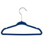 10pcs Random Color Multi-Color Sling Childrens Flocking Hangers 28CM Velvet Non-Slip Childrens Hangers Seamless Baby Clothes Rack