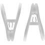 Kadiss Hanger Clips 30 Pack, Multi-Purpose Hanger Clips for Hangers, White Finger Clips for Plastic Clothes Hangers, Pants Hangers Clips