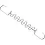 Yizhichu1990 Hanging Clothes Hanger Organizer Rack, Sturdy Stainless Steel Clothes Caddy Hangers Storage Rack Holder Stacker for Wardrobe Closet & Room Tidier Laundry Rooms Drying Rack,Save Space (1)