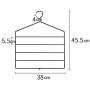 HHXD 3pcs Pants Magic Clothes Hanger,Iron Save Space Storage Coat Hangers Beautiful/Black / 3pcs