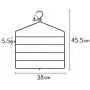 HHXD 3pcs Pants Magic Clothes Hanger,Iron Save Space Storage Coat Hangers Beautiful/Black / 3pcs