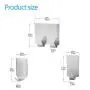 BUNDLEPRO Pack of 20 Adhesive Hooks, Heavy Duty Stainless Steel Wall Hangers for Coats, Bags, Towel, Kitchen Utensils, Tools, Rust Proof, Waterproof, for Bedroom, Kitchen, Bathroom or Office