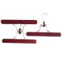 Red Velvet Hair Extension Hangers (set of 5)