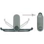 Alovexiong Wall Mount Adhesive Clothes Hanger Storage Rack Organizer Hanger Stacker Hanger Store Clothes Hangers Holder Storage Clothes Hangers Storage Stacker Rack Holder Adhesive No Drilling
