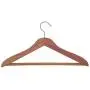 Household Essentials 26507 CedarFresh Deluxe Red Cedar Wood Coat Hanger with Fixed Bar Household Essentials 26507 CedarFresh Deluxe Red Cedar Wood Coat Hanger with Fixed Bar