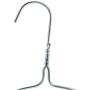 HANGERWORLD 100 Silver 16inch Metal 10 Gauge Wire Remat Pants Bar Coat Clothes Garment Hangers Notched