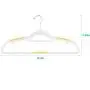Vremi Clothes Hangers 20 Pack - Non Slip Ultra Slim Plastic Hanger Set with Secure Grip Strips and Durable Chrome Metal Hooks - Gray and Multi Color Vremi Clothes Hangers 20 Pack - Non Slip Ultra Slim Plastic Hanger Set with Secure Grip Strips and Durable Chrome Metal Hooks - Gray and Multi Color