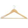 Clutter Mate Wood Clothes Hangers Natural Wooden Coat Hanger 20-Pack