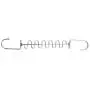 GEZICHTA Metal Magical Hangers, Multi Holes S Shape Magic Hangers with Rotatable Hook, Space Saving Closet Wardrobe Clothing Oragnizer