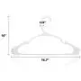 CADIAA 50 Pack Heavyduty Non Slip Hangers with Cascading Hooks White Hooks,Space Saving Clothes Hangers for Pants,Coat,Shirts,Suits,Dress CADIAA 50 Pack Heavyduty Non Slip Hangers with Cascading Hooks White Hooks,Space Saving Clothes Hangers for Pants,Coat,Shirts,Suits,Dress