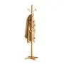 Cxjff Floor Standing Coat Rack Useful Save Space Hanger Clothes 10 Hooks Easy Install, Wood (Color : Wood Color, Size : 46x46x181cm) Cxjff Floor Standing Coat Rack Useful Save Space Hanger Clothes 10 Hooks Easy Install, Wood (Color : Wood Color, Size : 46x46x181cm)