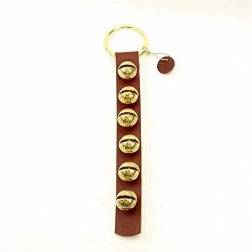 Solid Brass Sleigh Bell Door Hanger #2-6 Solid Brass Sleigh Bell Door Hanger #2-6