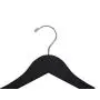 NAHANCO 8217CH Flat Suit Hanger, Chrome Hook, 17", Black (Pack of 100) NAHANCO 8217CH Flat Suit Hanger, Chrome Hook, 17", Black (Pack of 100)