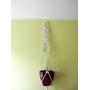 Macrame plant hanger- wall hanging-fiber art-vertical garden