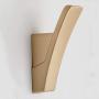 aXXcssqw9b Self Adhesive Coat Hook - Wall Mounted Clothes Towel Hat Hanger Holder Bathroom Kitchen Firm Hook Home Organizer Satin Golden 6286