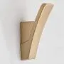 aXXcssqw9b Self Adhesive Coat Hook - Wall Mounted Clothes Towel Hat Hanger Holder Bathroom Kitchen Firm Hook Home Organizer Satin Golden 6286