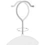 Relaxdays Clothes Hanger Set, Pants Rail, Dresses, Skirt, Tie Holder, Non-Slip, 360° Swivel, Pack of 50, White, one Size