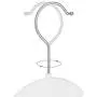 Relaxdays Clothes Hanger Set, Pants Rail, Dresses, Skirt, Tie Holder, Non-Slip, 360° Swivel, Pack of 50, White, one Size