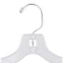 NAHANCO 412 Plastic Child Dress Hanger, 12", Clear (Pack of 100)