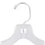 NAHANCO 412 Plastic Child Dress Hanger, 12", Clear (Pack of 100) NAHANCO 412 Plastic Child Dress Hanger, 12", Clear (Pack of 100)