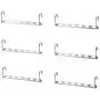 10Pcs Multifunctional Drying Storage Rack Clothes Folding Metal Quick Hanger Closet Hangers for Clothes Coat Hanger