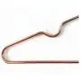 10pcs Multipurpose Dry Cleaning Brass Elegant Rose Gold Clothes Hanger Wire Copper Coat Hanger Antiskid Organizer