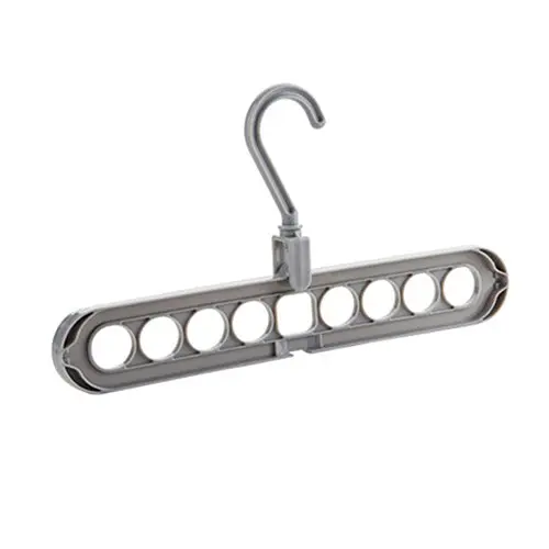 Powerfulline Durable Space Saving Clothes Towel Hook Hanger Closet Organizer Storage Rack Non-Slip Hangers Grey Powerfulline Durable Space Saving Clothes Towel Hook Hanger Closet Organizer Storage Rack Non-Slip Hangers Grey