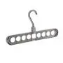 Powerfulline Durable Space Saving Clothes Towel Hook Hanger Closet Organizer Storage Rack Non-Slip Hangers Grey Powerfulline Durable Space Saving Clothes Towel Hook Hanger Closet Organizer Storage Rack Non-Slip Hangers Grey