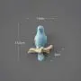 JDSHSO Wall Mounted Home Living Room Decor Hanger Resin Bird Statue Key Holder Coat Clothes Towel Hooks Racks Animal Sculpture (Blue,A Bird) JDSHSO Wall Mounted Home Living Room Decor Hanger Resin Bird Statue Key Holder Coat Clothes Towel Hooks Racks Animal Sculpture (Blue,A Bird)