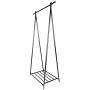 Cypressshop Portable Garment Rack Heavy Duty Metal Cloth Rail Shelf Hanger Hanging Rail Rack Entryway Hallway Rack Storage Organizer Shelving Unit Metal Frame Bedroom Dorm Home Furniture