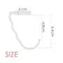I Love New York Hot Dog Donuts America Texi Table Hook Folding Bag Desk Hanger Foldable Holder