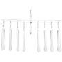 LARNOR Magic Clothes Wardrobe Organizer Multi Hanger Space Saving Folding Hangers Drying Hanger New