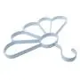 MEIYIN Petal Scarf Hook Frame Multifunctional Clothes Hanger Tie Storage Rack Belt Holes Holder MEIYIN Petal Scarf Hook Frame Multifunctional Clothes Hanger Tie Storage Rack Belt Holes Holder