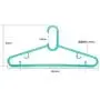 ZHAO YING Premium Quality Standard Plastic Clothes Hangers, Durable and Slim (Color : Pink, Size : 5 Packs)