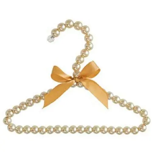 SAASNY Children Kids Pearl Beaded Bowknot Clothes Hangers with Trouser Bar Hangers,(Pack of 10) Gold Ideal for Home and Shops SAASNY Children Kids Pearl Beaded Bowknot Clothes Hangers with Trouser Bar Hangers,(Pack of 10) Gold Ideal for Home and Shops