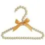 SAASNY Children Kids Pearl Beaded Bowknot Clothes Hangers with Trouser Bar Hangers,(Pack of 10) Gold Ideal for Home and Shops SAASNY Children Kids Pearl Beaded Bowknot Clothes Hangers with Trouser Bar Hangers,(Pack of 10) Gold Ideal for Home and Shops