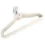 10pcs Plastic Flocking Clothes Hangers with Hook Beige Home Supplies Plastic Hangers for Household Bedroom Store 10pcs Plastic Flocking Clothes Hangers with Hook Beige Home Supplies Plastic Hangers for Household Bedroom Store