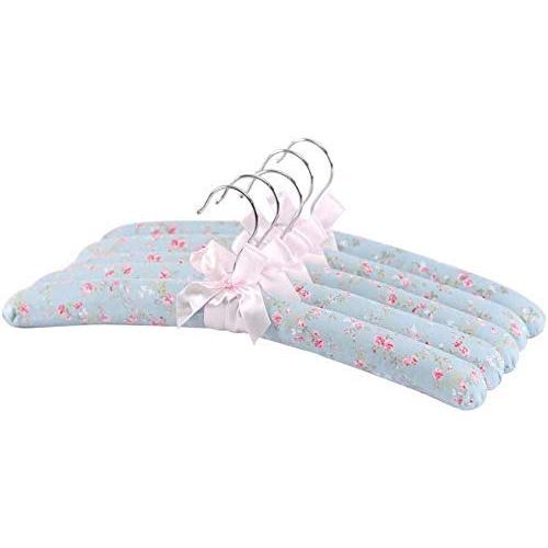 Padded Clothes Hangers for Sweaters ? Women Padded Coat Hangers- Foam Hanger Non Slip Satin Canvas Covers for Adults Wedding Bridesmaid (Pack of 10) (Blue) Padded Clothes Hangers for Sweaters ? Women Padded Coat Hangers- Foam Hanger Non Slip Satin Canvas Covers for Adults Wedding Bridesmaid (Pack of 10) (Blue)