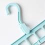 Plastic Magic Hangers, Hanger Organizer Space Saving Clothes Hangers 360° Swivel Hooks Solid Color Closet Organizer-Pink 20-Pack
