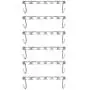 Magic Clothes Hanger 10pcs Hanging Chain Metal Clothes Closet Hangers Shirts Tidy Save Space Organizer Hangers for Clothes