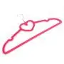 Elalma 10 Pack Non-Slip Slim Clothes Velvet Hangers - Strong and Durable Hangers Shirt Clothing Hangers Heart Style Plastic Hangers for Coats, Pants …(Rose Red) Elalma 10 Pack Non-Slip Slim Clothes Velvet Hangers - Strong and Durable Hangers Shirt Clothing Hangers Heart Style Plastic Hangers for Coats, Pants …(Rose Red)