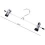 10PCS Stainless Steel Trousers Rack Clip Anti-Slip Clothespin Pants Clamp Clothes Hanger Decoration