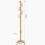 LLDDP Coat Hooks Hat Clothes Stand Multifunctional Coat Racks Coat Racks Stand, Multi-Function Floor Home Bedroom Hanger Clothes Standing Living Room Creative Clothes Rack Garment Racks