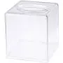 OUNONA Acrylic Square Tissue Case Transparent Tissue Holder Paper Storage Boxes Craft Home Supplies